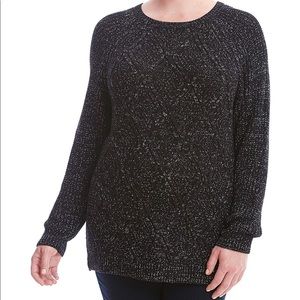 Studio Works Diamond Cable Sweater